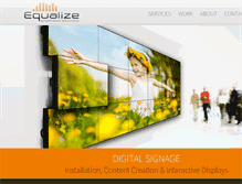 Tablet Screenshot of equalizeadvertising.com